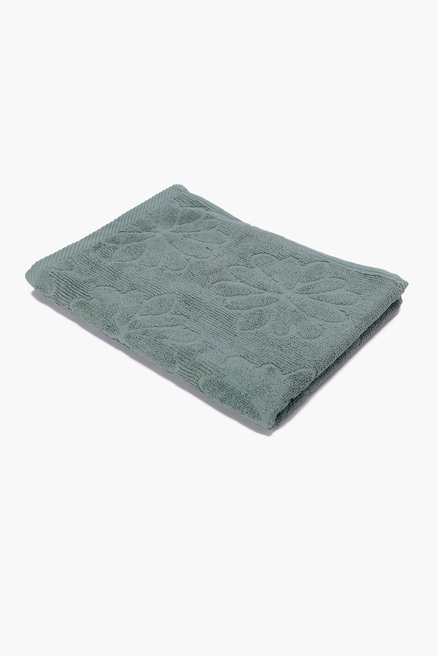 منشفة مضلعة مزخرفة بالزهور  140*70 سم - Carinasaudi.com