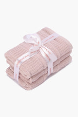 طقم مكون من ٣ مناشف مزخرفة - Carinasaudi.com