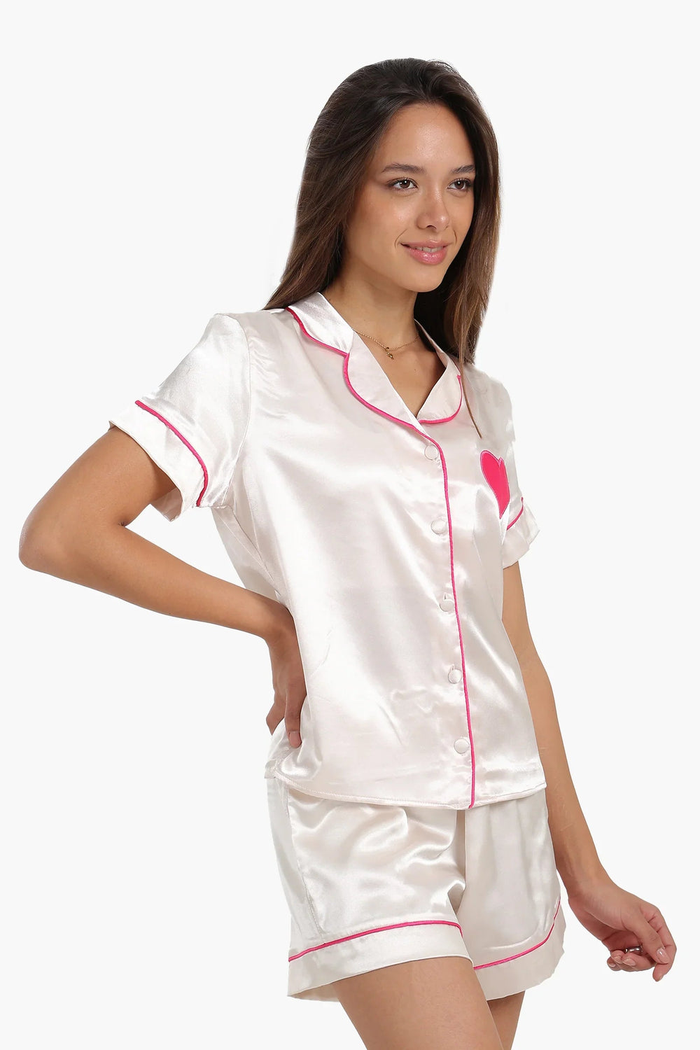 بيجاما بطبعة قلب - Carinasaudi.com