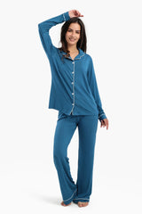 بيجاما فيسكوز باكمام طويلة - Carinasaudi.com