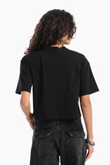 تي شيرت قصير باكمام قصيرة - Carinasaudi.com