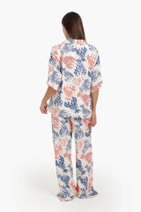 بيجاما بطبعة بأكمام قصيرة - Carinasaudi.com