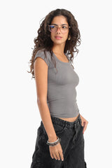 بلوزة باكمام قصيرة - Carinasaudi.com