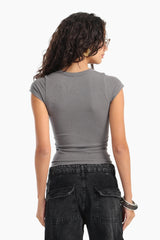 بلوزة باكمام قصيرة - Carinasaudi.com