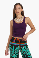 بلوزة قصيرة بدون اكمام - Carinasaudi.com