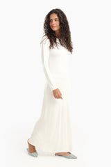 فستان طويل باكمام طويلة - Carinasaudi.com