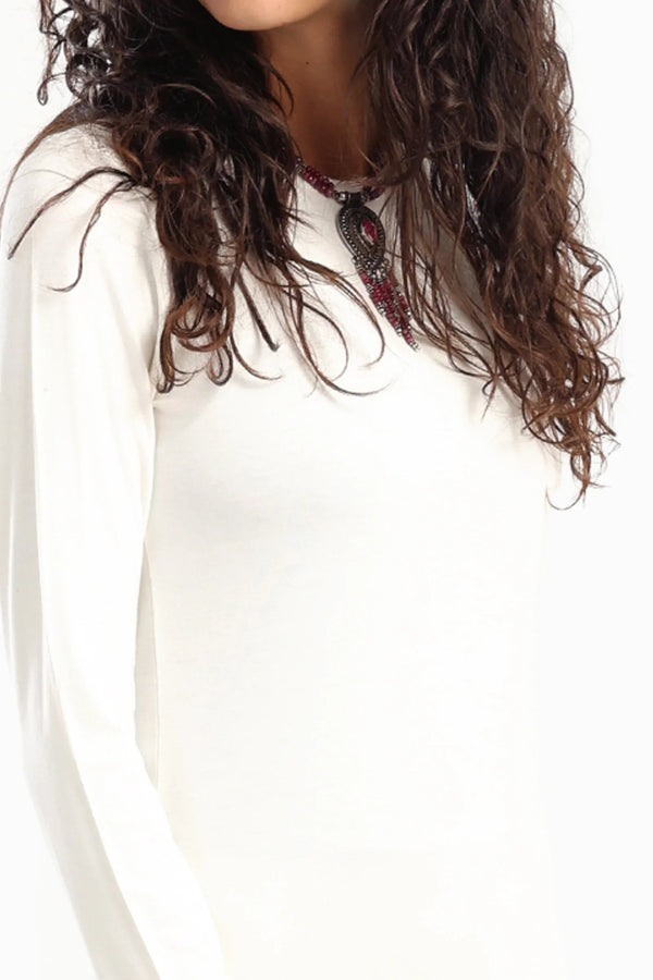 Long dress with long sleeves