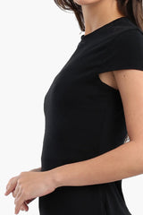 فستان طويل بدون اكمام بازرارا جانبية - Carinasaudi.com