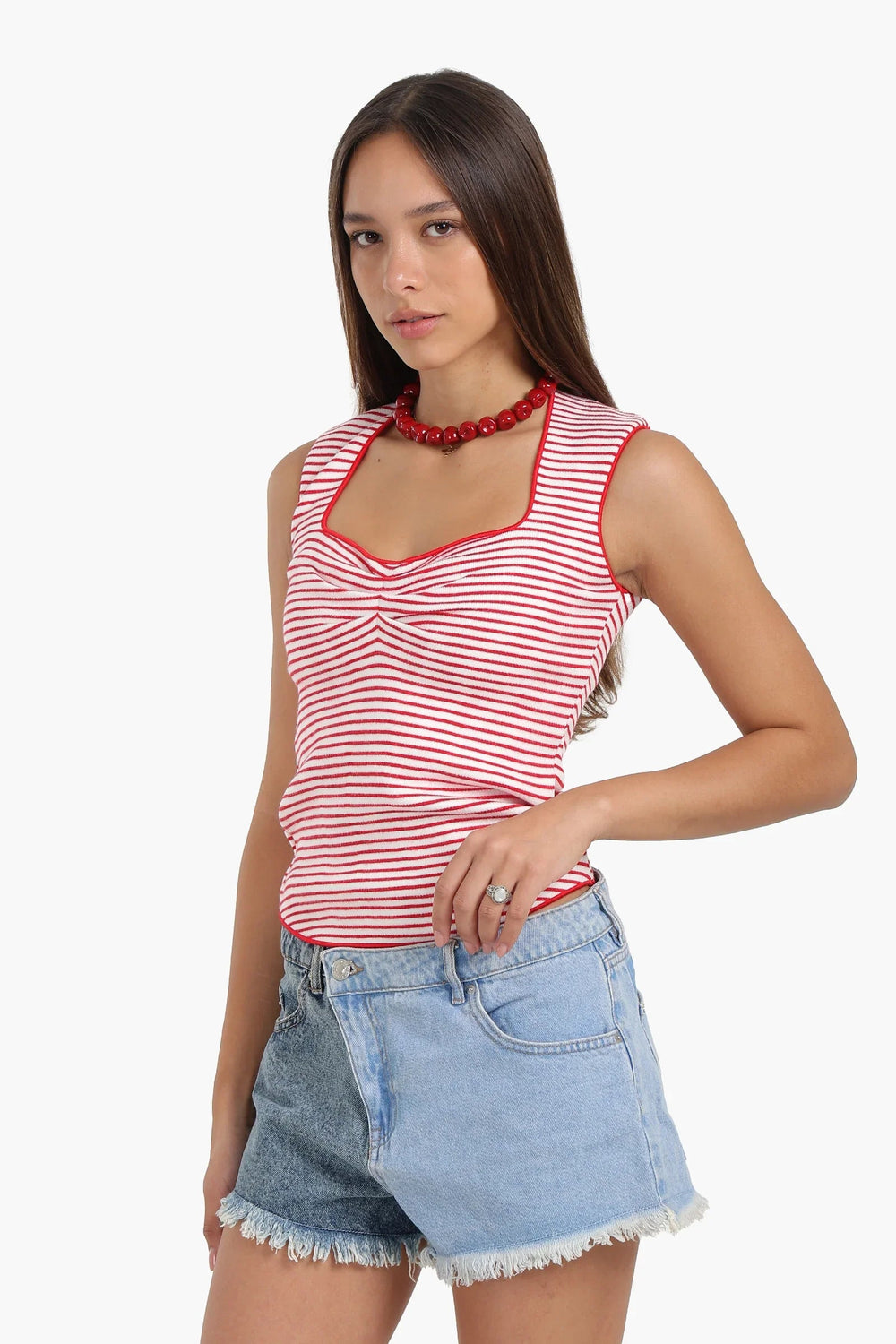 sleeveless blouse