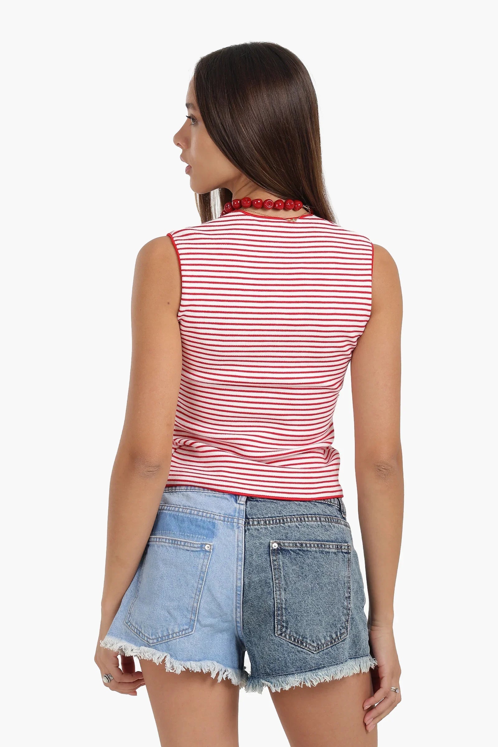 بلوزة بدون أكمام - Carinasaudi.com