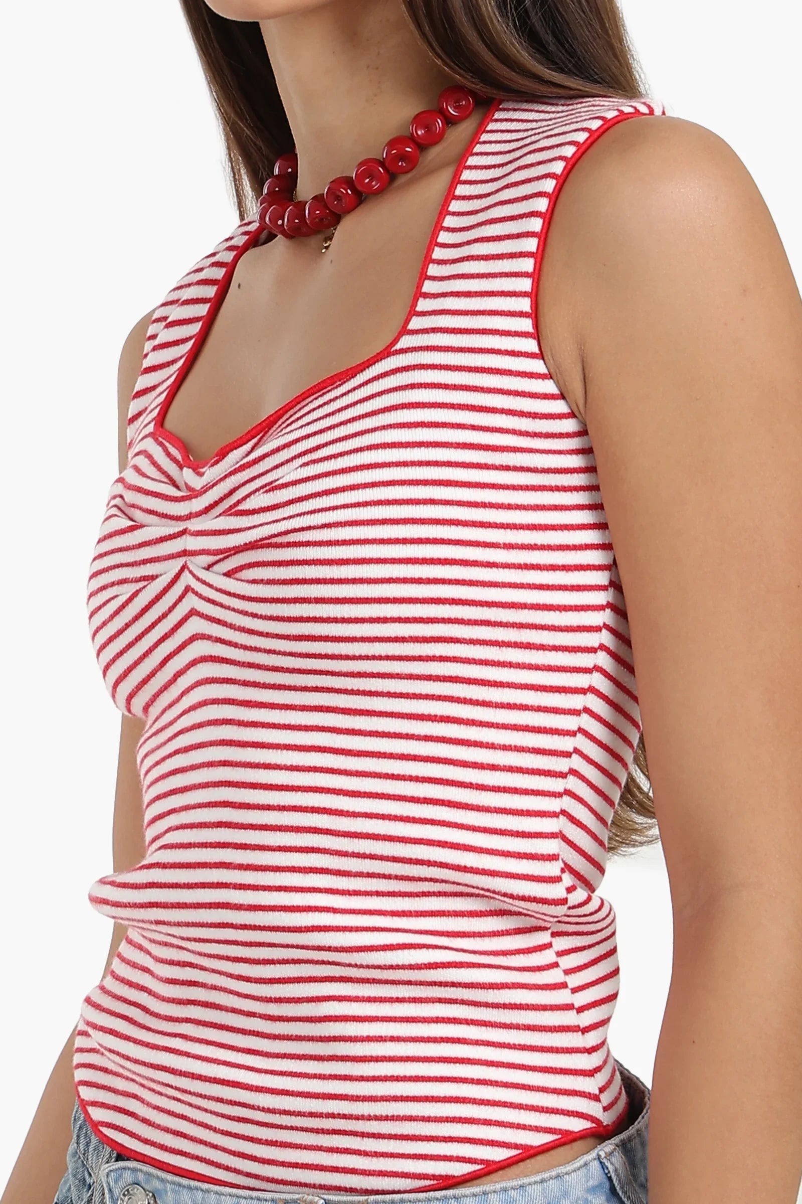 بلوزة بدون أكمام - Carinasaudi.com