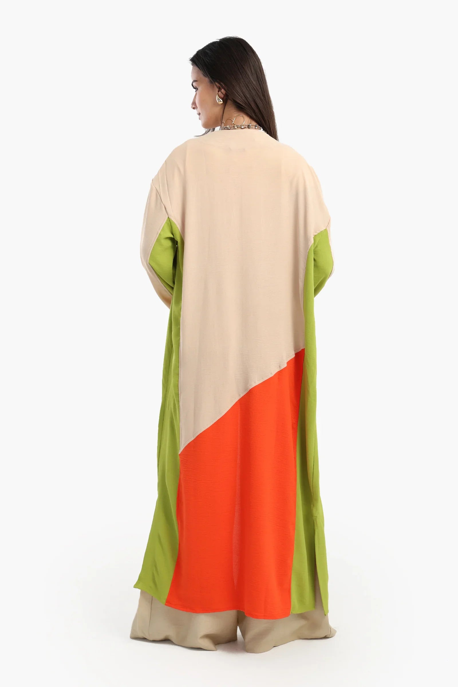 كيمونو طويل باكمام طويلة - Carinasaudi.com