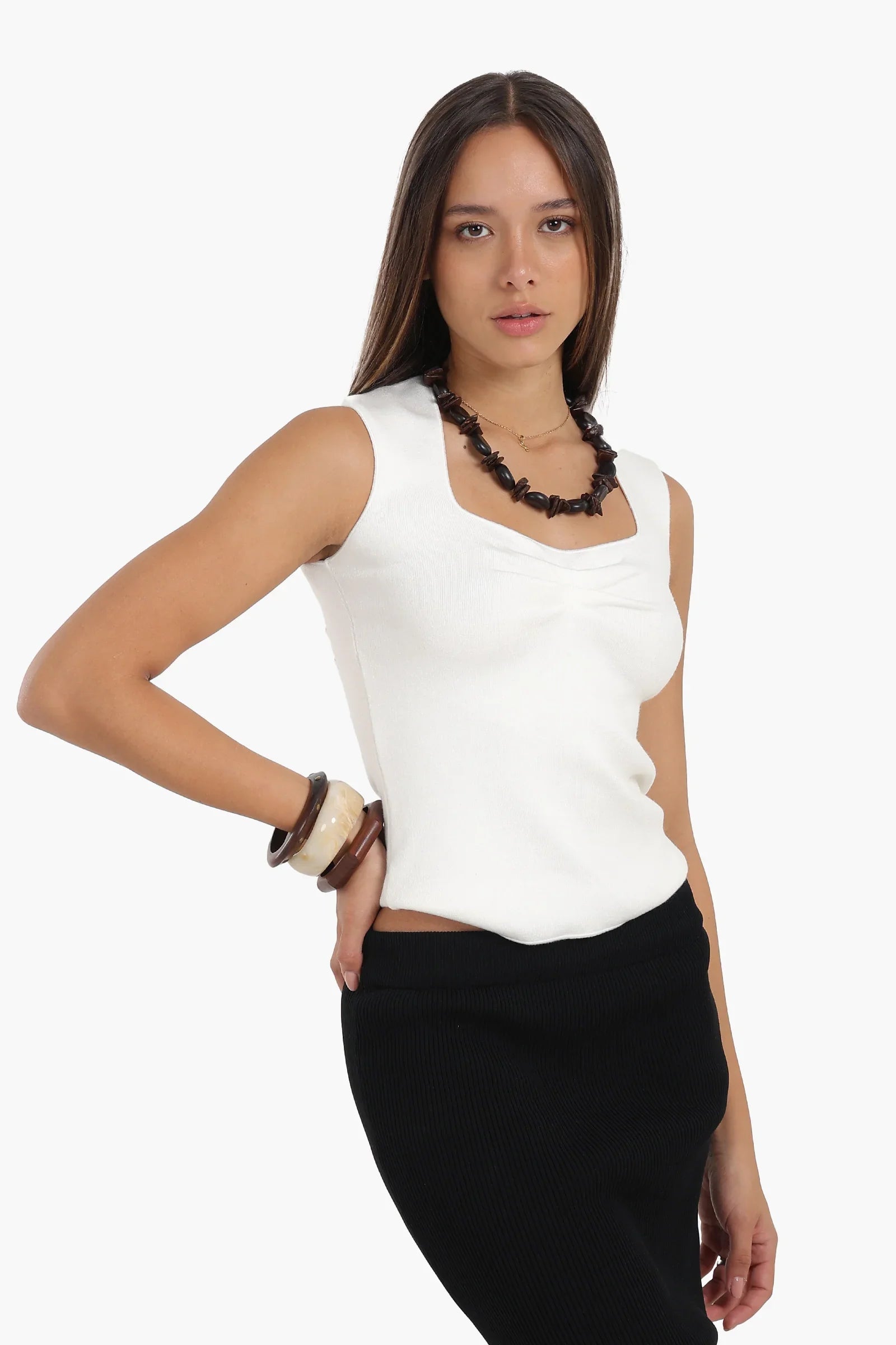 بلوزة بدون أكمام - Carinasaudi.com