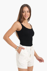 بلوزة مايكروفيبر بدون درزات - Carinasaudi.com