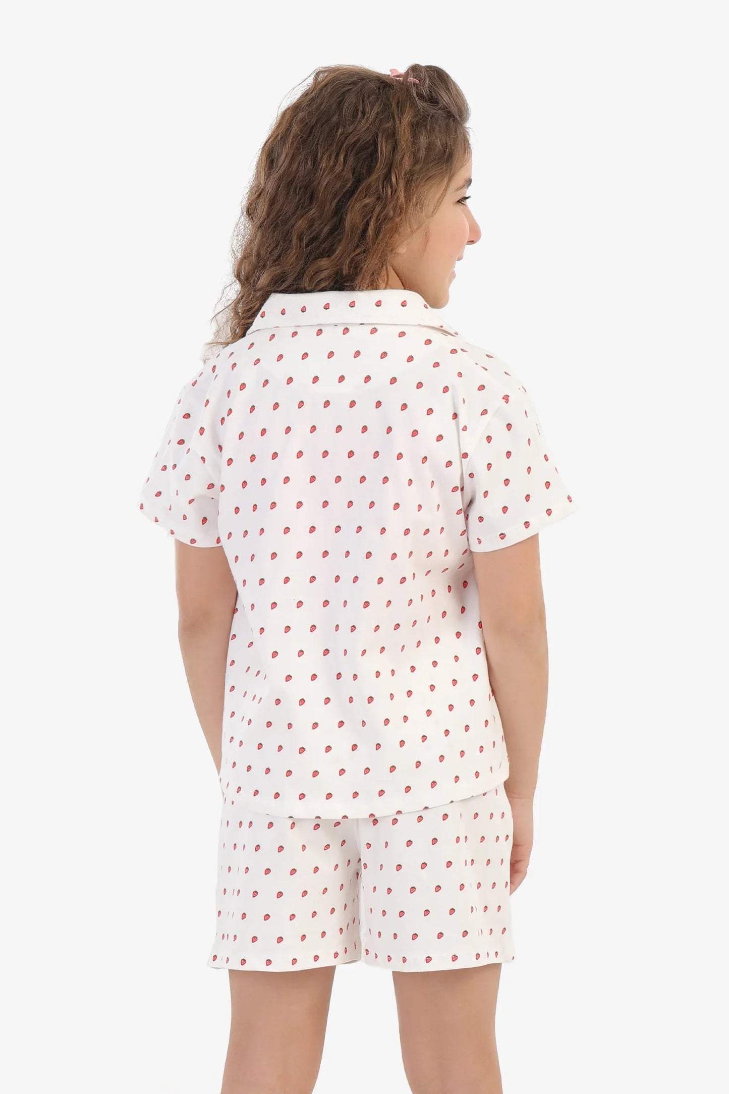 طقم بيجامة بناتي مع قناع نوم - Carinasaudi.com