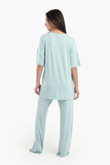 بيجاما باكمام قصيرة سادة - Carinasaudi.com