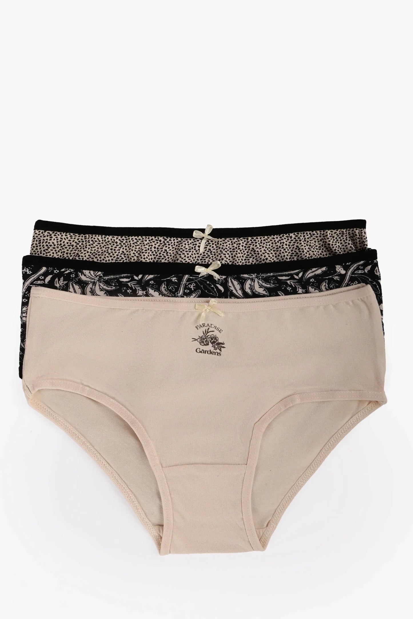 عبوة من ٣ سراويل داخلية بريف ملونة - Carinasaudi.com