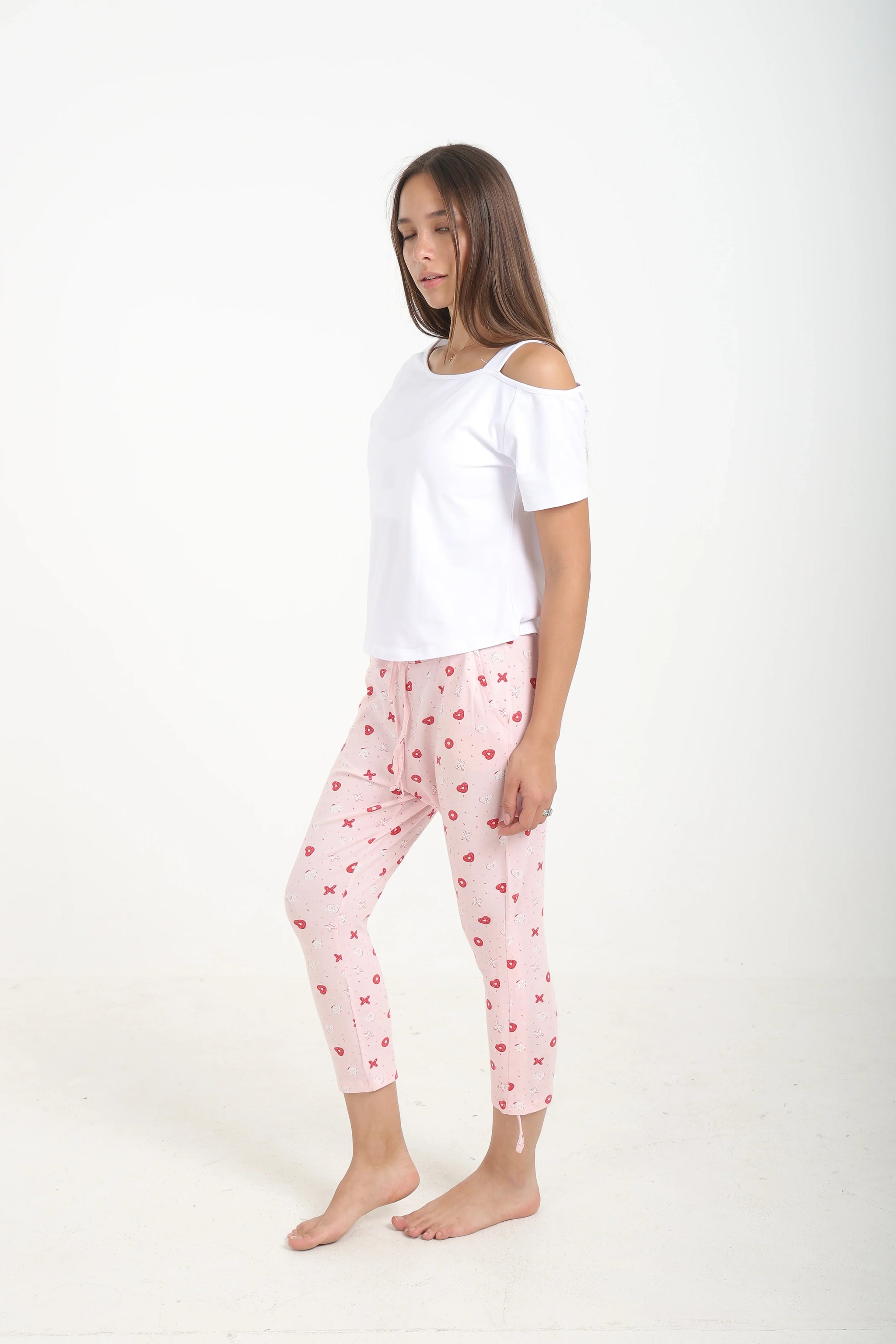 بيجاما بسروال كابري - Carinasaudi.com