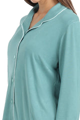 بيجاما فيسكوز باكمام طويلة - Carinasaudi.com