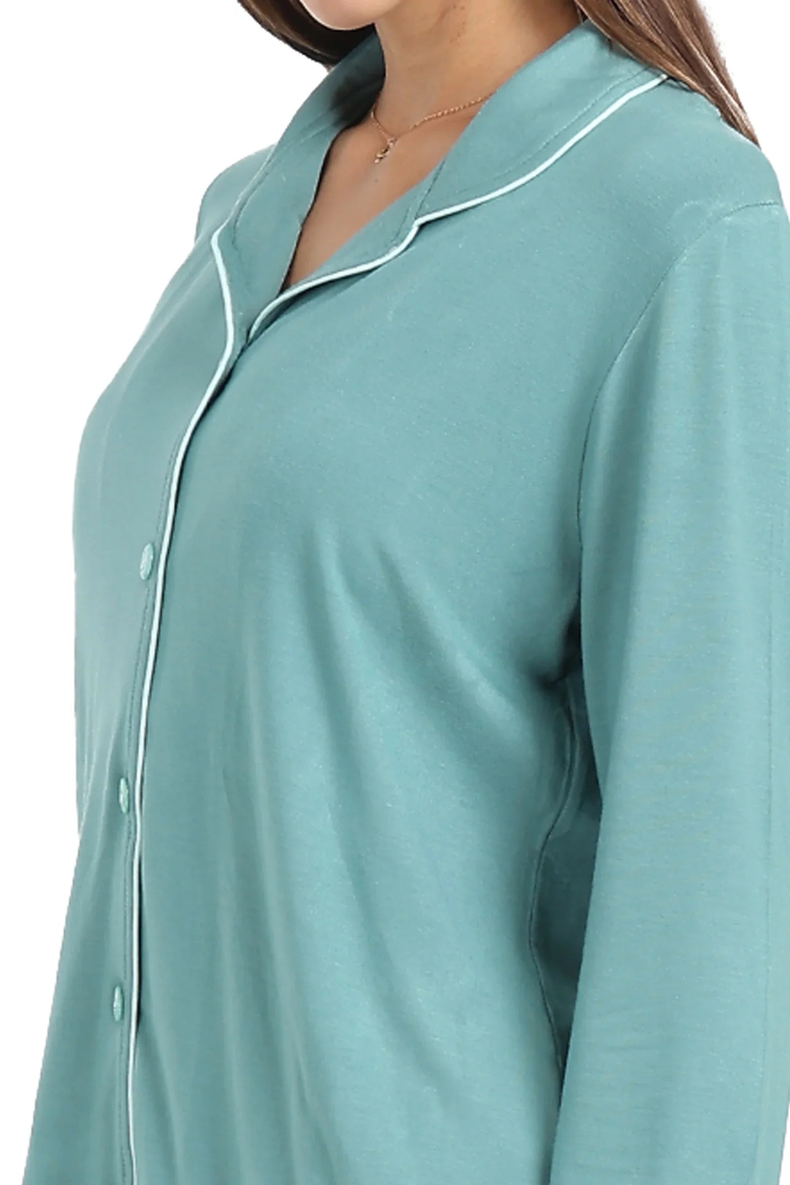 بيجاما فيسكوز باكمام طويلة - Carinasaudi.com