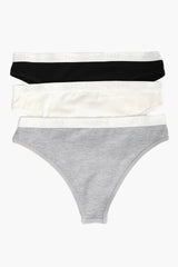 عبوة من ٣ سراويل داخلية بيكيني ملونة - Carinasaudi.com