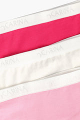 عبوة من ٣ سراويل داخلية بيكيني ملونة - Carinasaudi.com