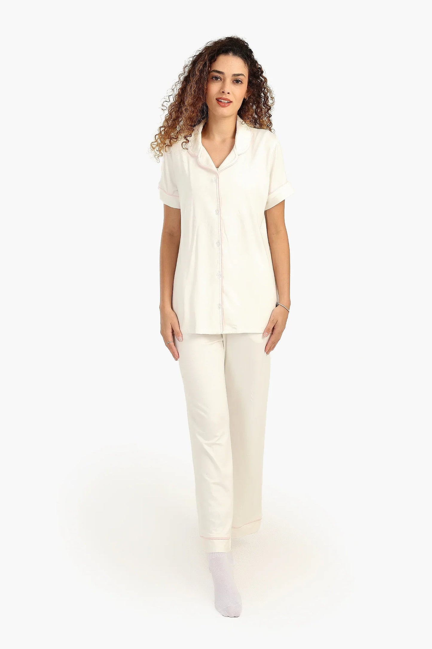 بيجاما باكمام قصيرة - Carinasaudi.com