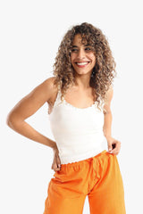 بلوزة بحمالات رفيعة - Carinasaudi.com