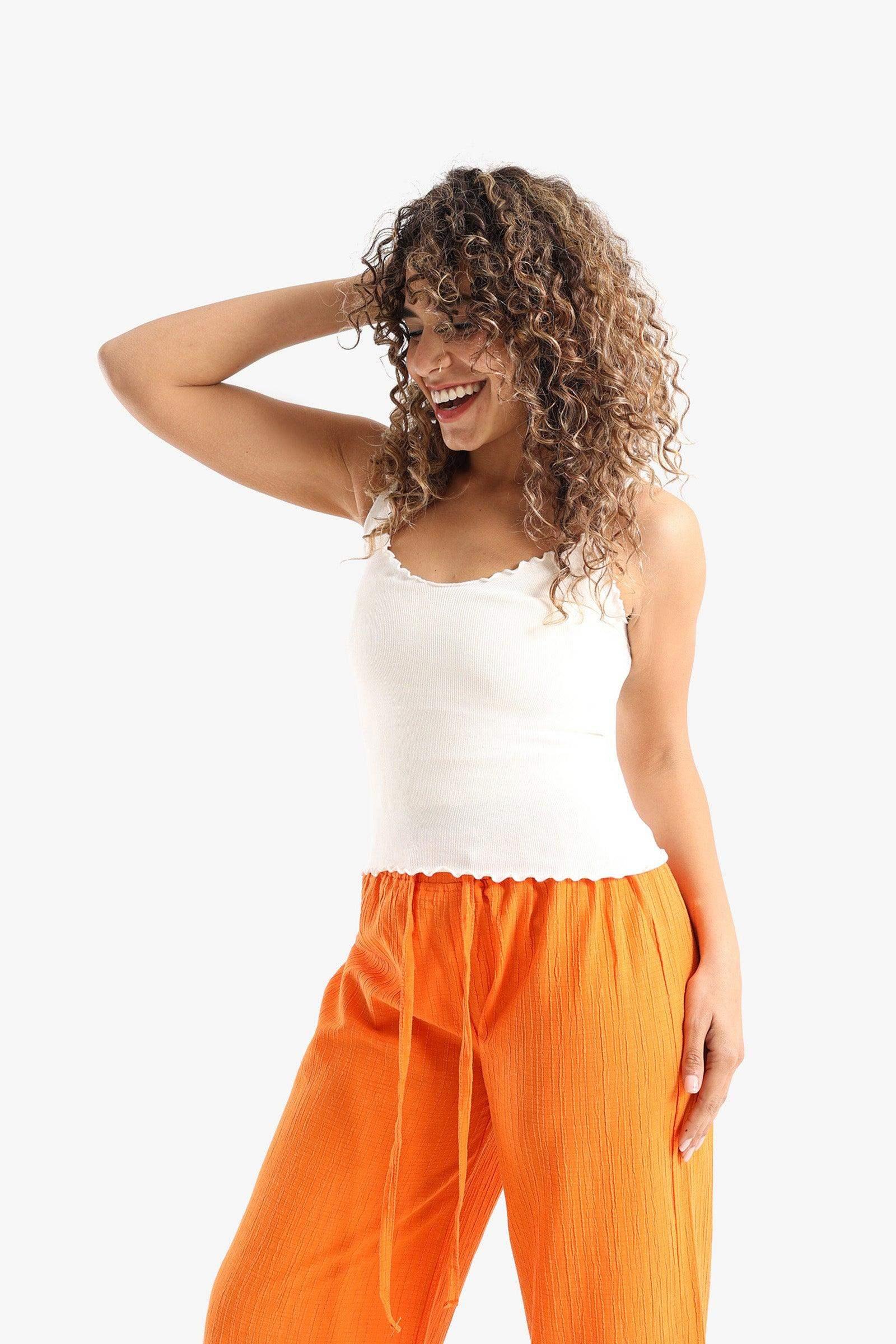 بلوزة بحمالات رفيعة - Carinasaudi.com