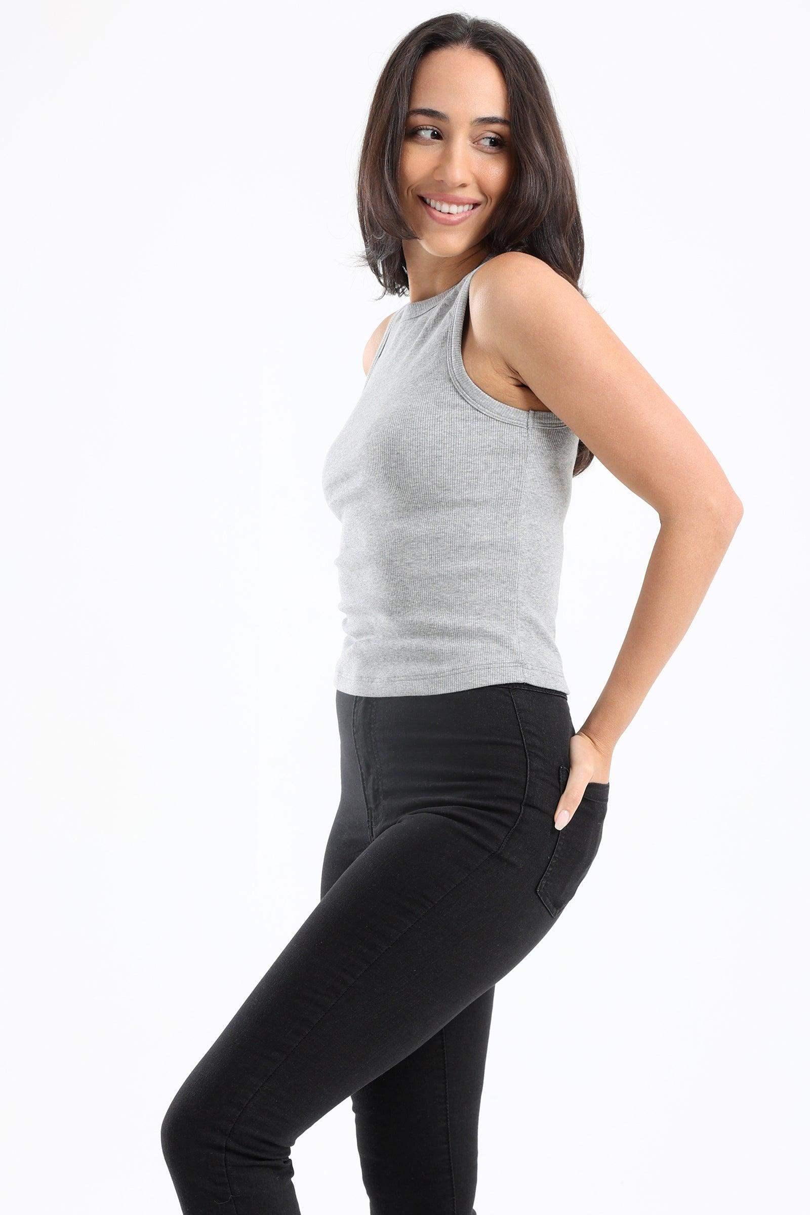 بلوزة برقبة دائرية - Carinasaudi.com