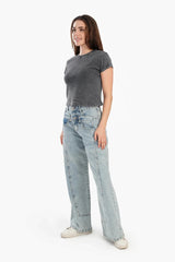 بلوزة بأكمام قصيرة - Carinasaudi.com