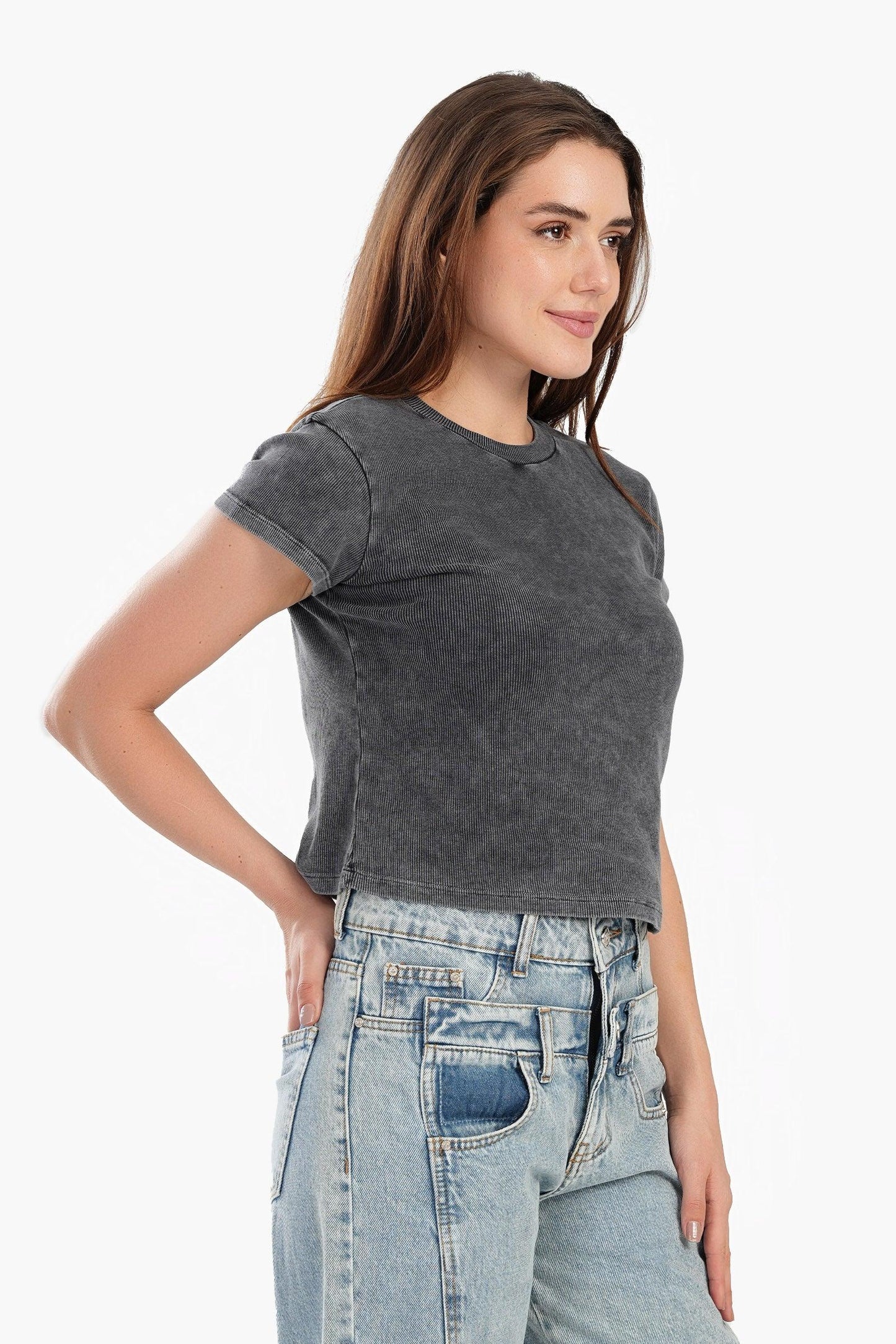 بلوزة بأكمام قصيرة - Carinasaudi.com