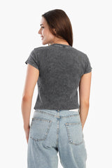 بلوزة بأكمام قصيرة - Carinasaudi.com