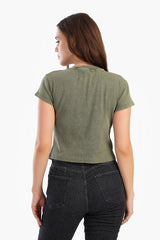 بلوزة بأكمام قصيرة - Carinasaudi.com