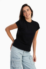 تي شيرت قطني باكمام قصيرة - Carinasaudi.com