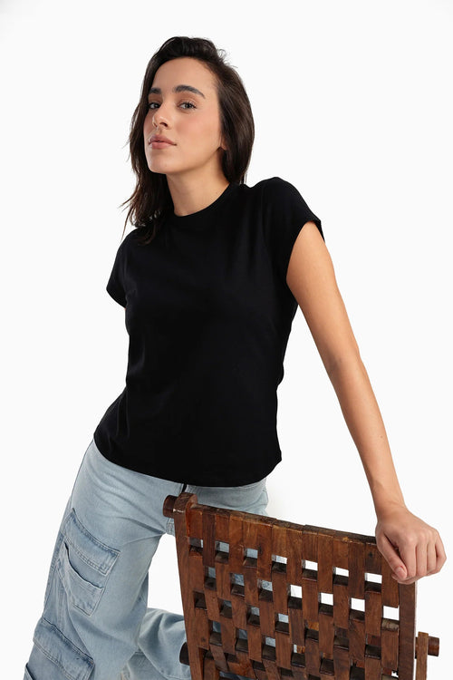 تي شيرت قطني باكمام قصيرة - Carinasaudi.com