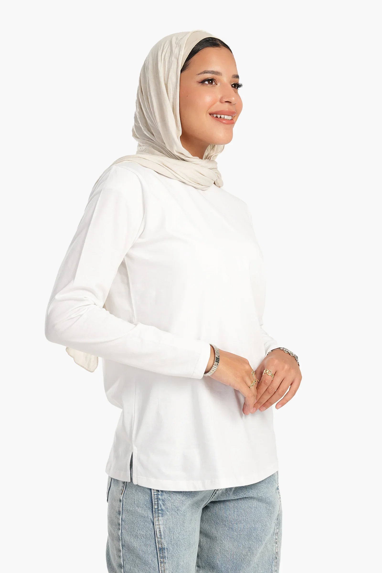 تي شيرت بأكمام طويلة - Carinasaudi.com