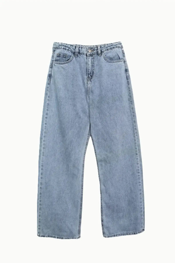 Straight-leg jeans