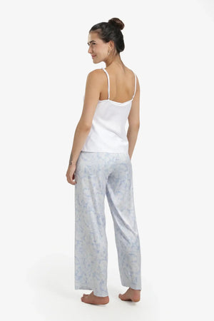 Crossover V-neck pajama set