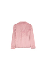 طقم بيجامة كلاسيكي مخملي