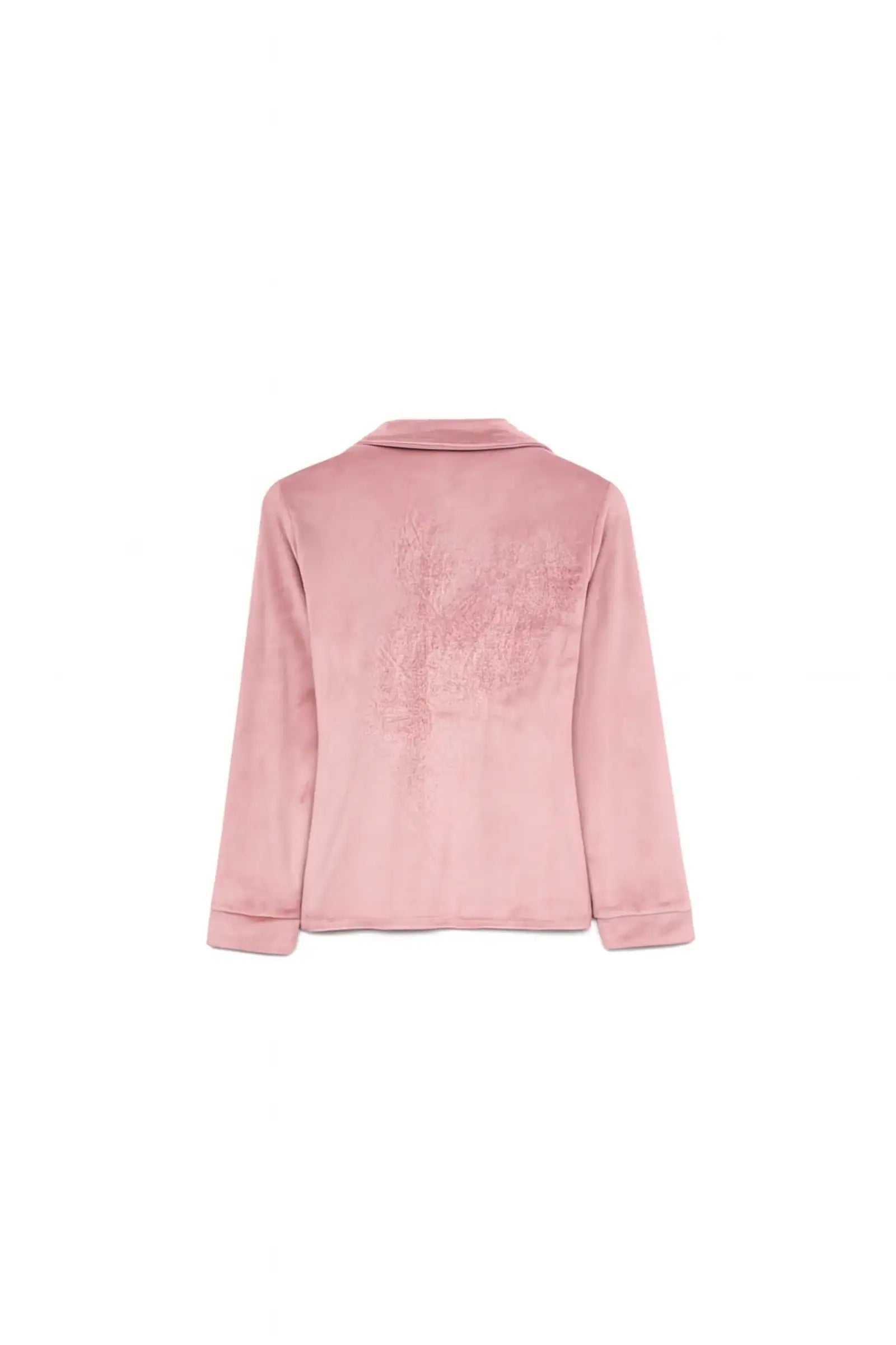 طقم بيجامة كلاسيكي مخملي