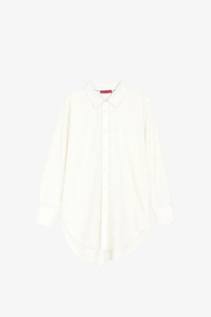 قميص مريح طويل ومنخفض