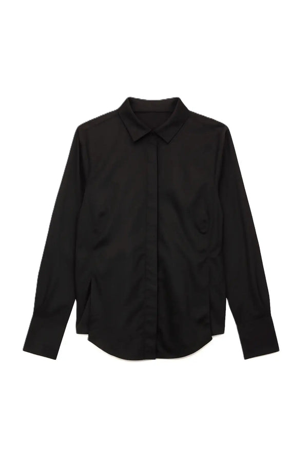 قميص ذو حافة غير متماثلة