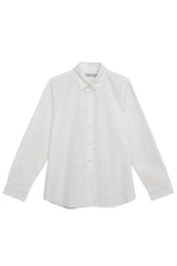 قميص بياقة وقصّة عادية