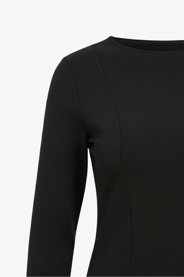 Boat Neck بياقة   slim fit توب