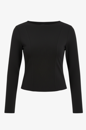 Boat Neck بياقة   slim fit توب