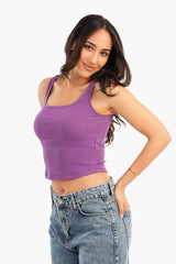 بلوزة قصيرة بدون اكمام - Carinasaudi.com