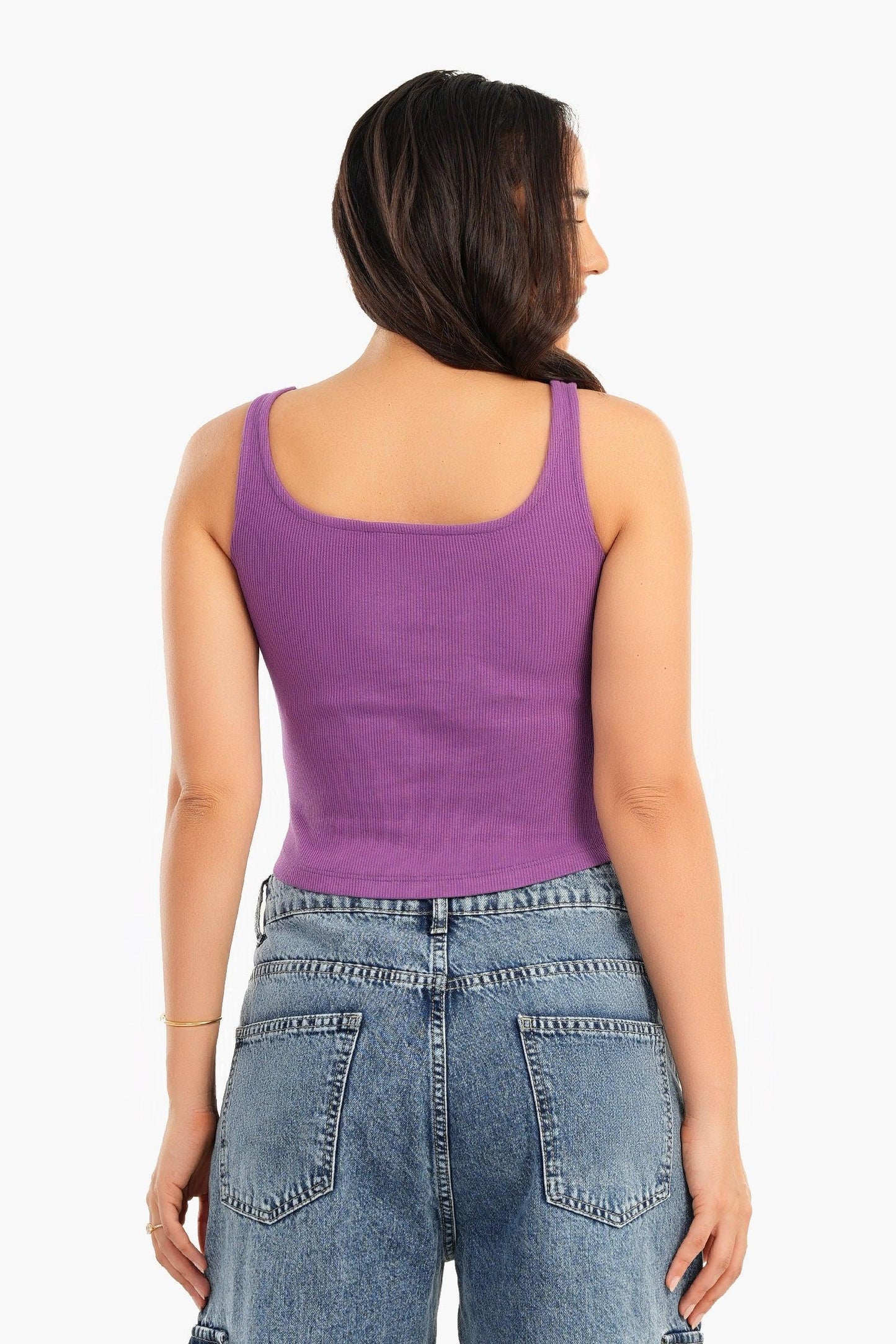 بلوزة قصيرة بدون اكمام - Carinasaudi.com