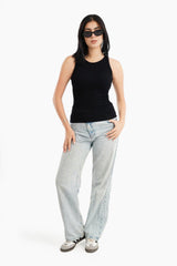 بلوزة مايكروفيبر بدون اكمام - Carinasaudi.com