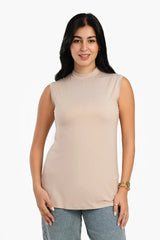 بلوزة طويلة بدون اكمام - Carinasaudi.com